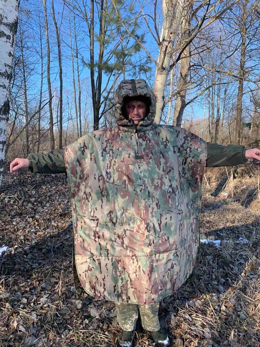 Антитепловизорный плащ- защита от тепловизора (цвет мультикам)