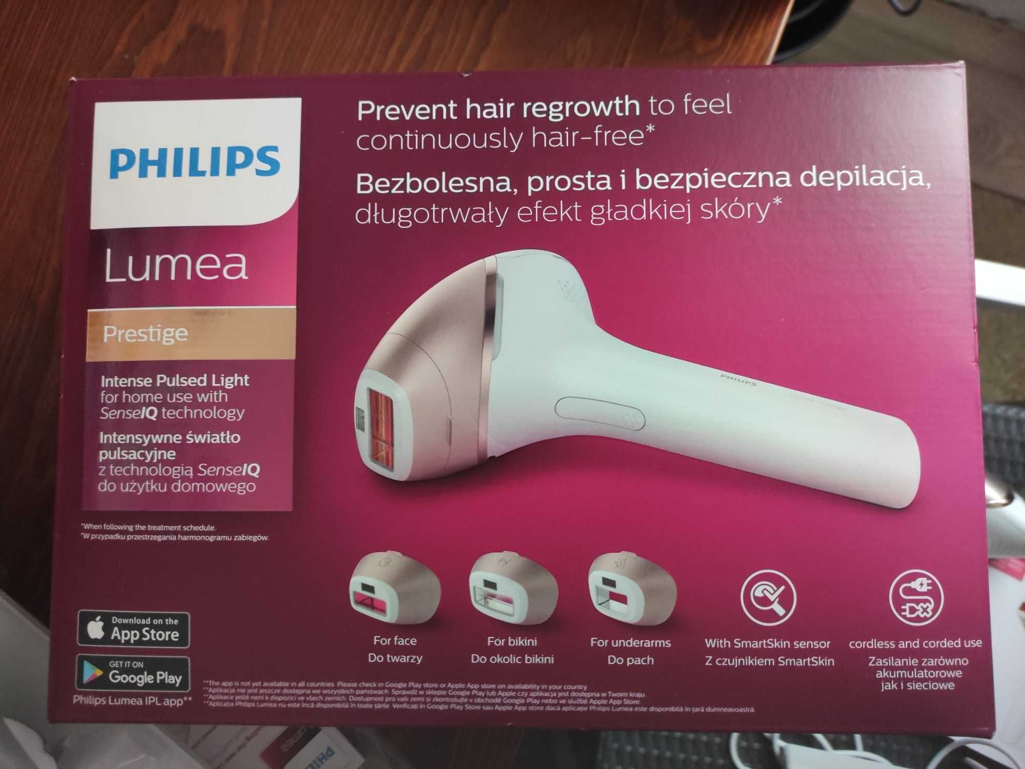 Depilator laserowy Philips