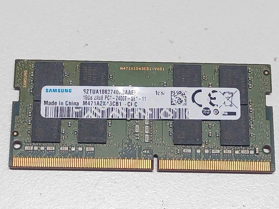 16Gb DDR4  2400MHz Samsung PC4 ноутбучна