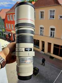 Canon 400mm f/5.6 L teleobiektyw. Mocowanie Canon.