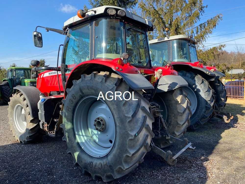 Massey Ferguson 7614, tuz, amortyzowana kabina, oś,