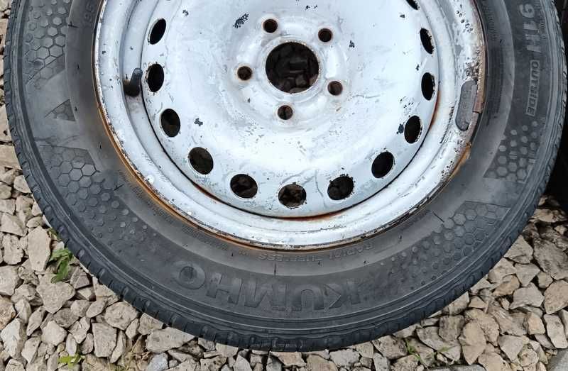 Kangoo 2 II koła letnie opony Kumho 195/65r15 20 rok 2 sztuki