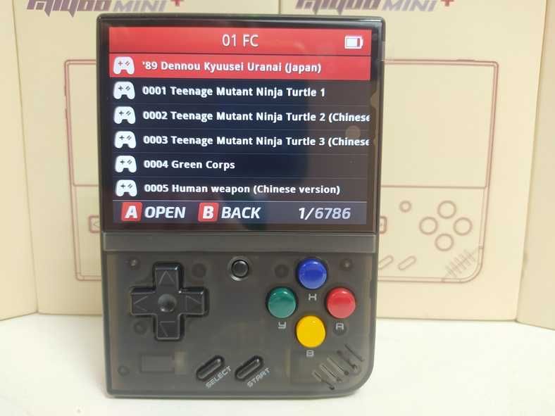 Карманна PSP приставка Miyoo Mini Plus 64GB Black Денди Play Station 1