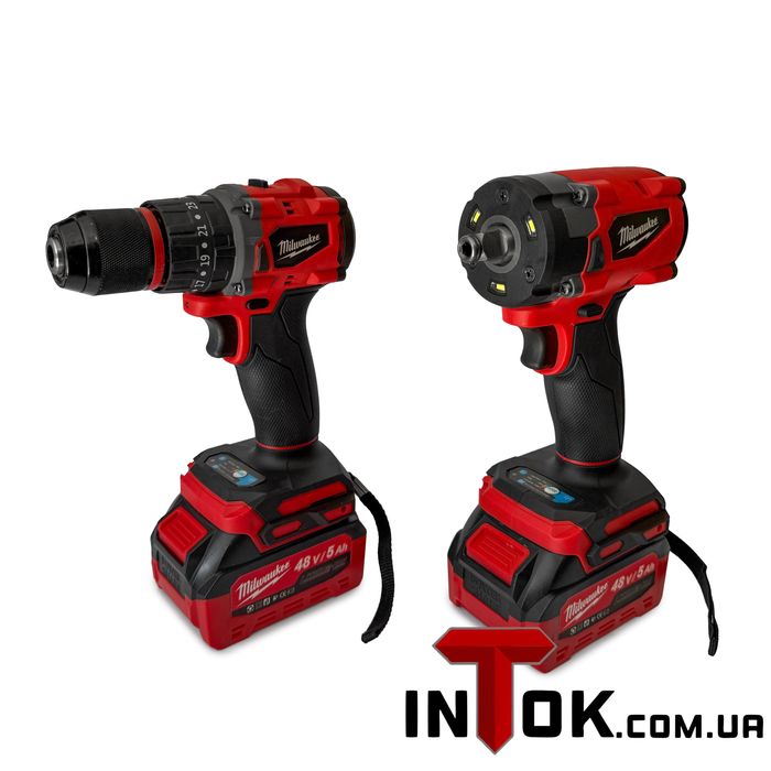 Набор аккумуляторного инструмента 4 в 1 Milwaukee SET4 | 48V | 5.0 A/h