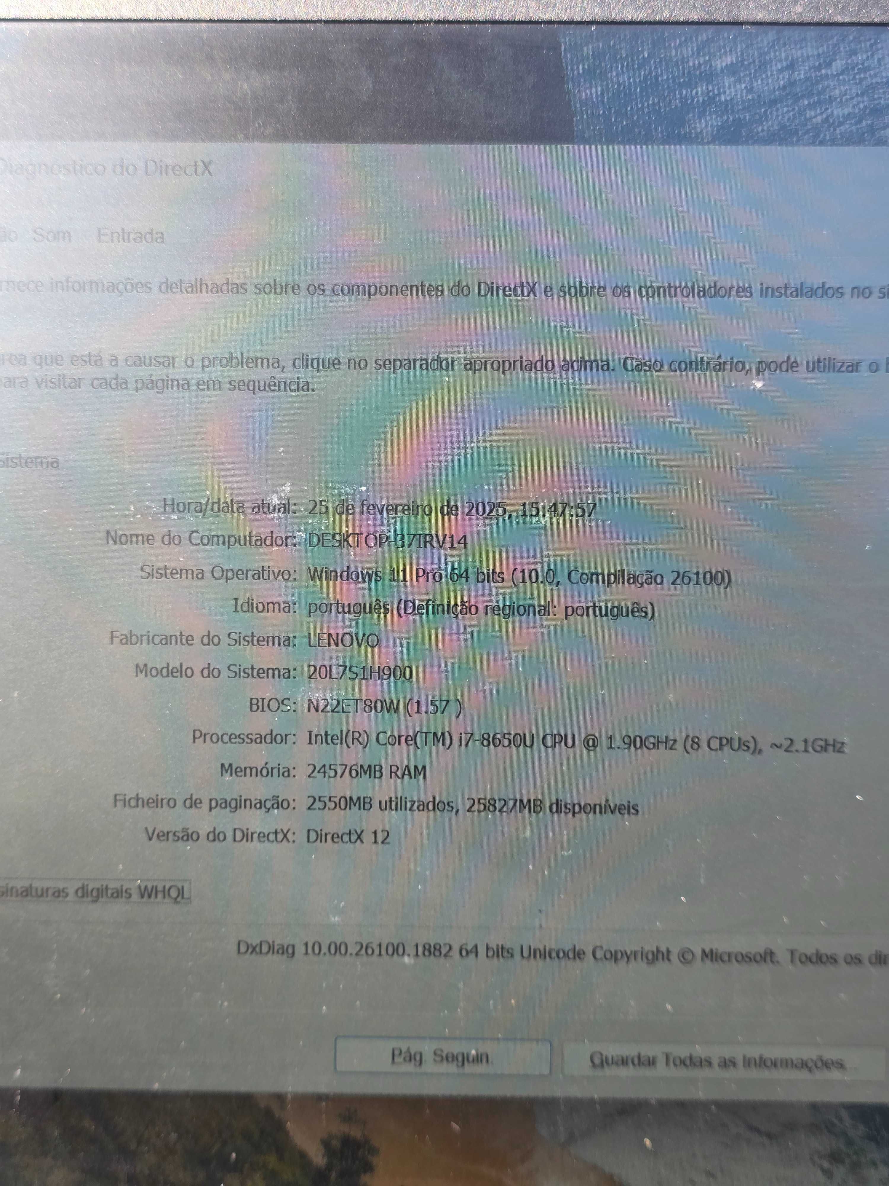 Pc Portatil Lenovo T480s -i7 24gbram - 512gb
