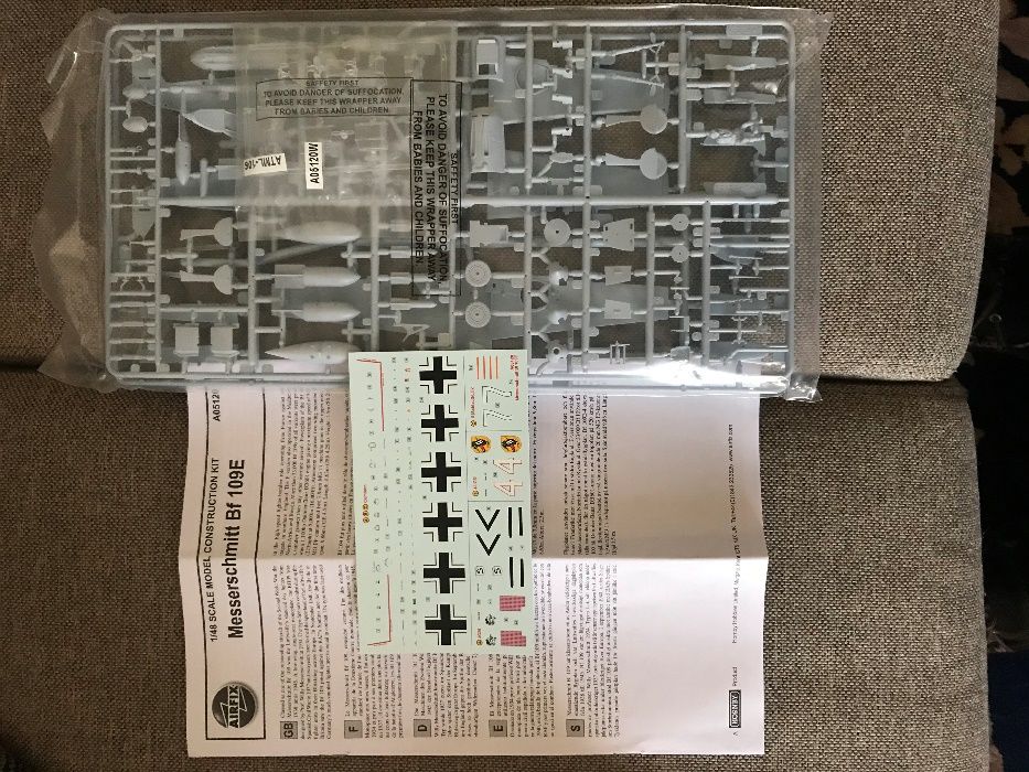 Airfix 1/48 Messerschmitt Bf 109E1-/E-3/E-4