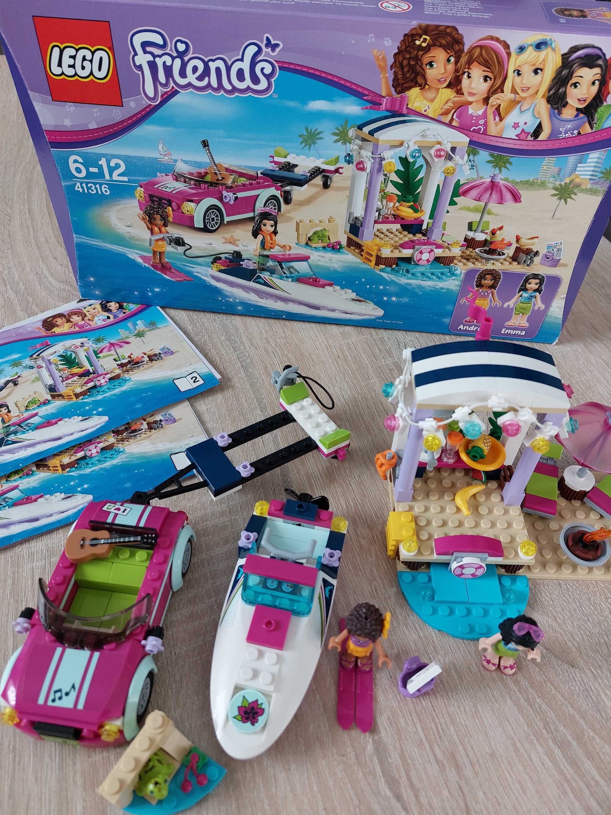 Lego Friends 41316 transporter motorówek Andreii