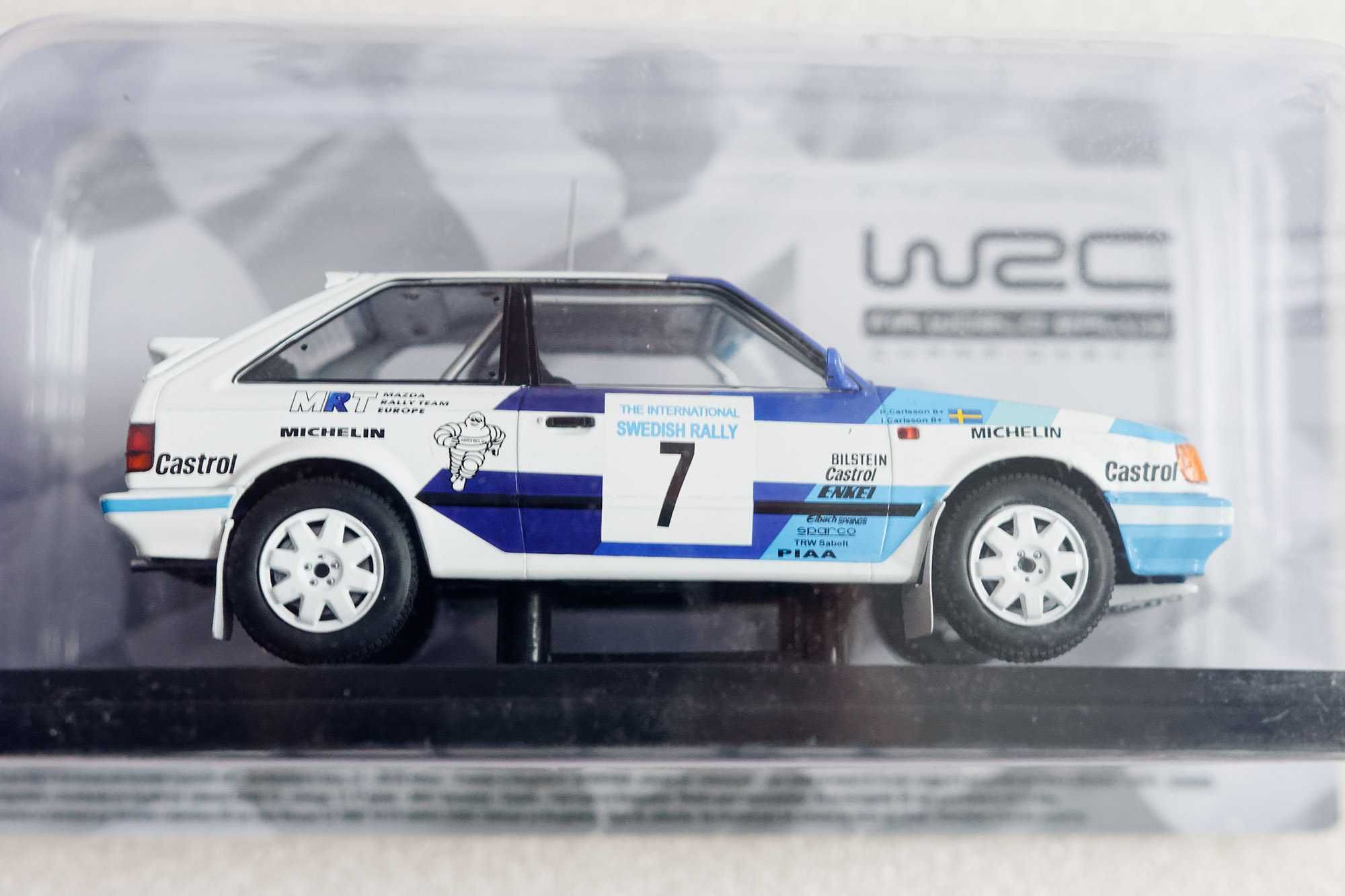 MAZDA 323 4WD 1:24 Hachette WRC 1989 Ingvar Carlsson