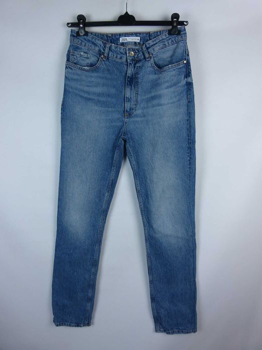 ZARA damskie spodnie jeans straight / L