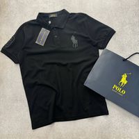 NEW SEASON MAN 2024 Мужское поло Polo Ralph Lauren черный футболка хіт