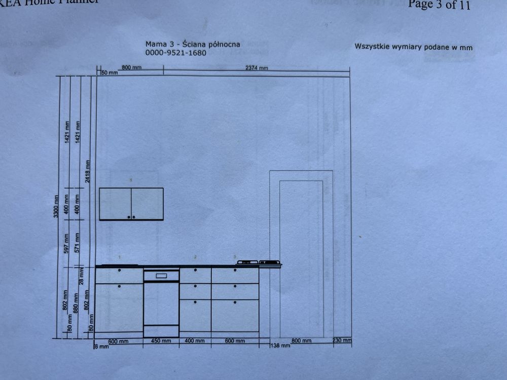Rezerwacja - Meble kuchenne IKEA - używane -  sprzedam