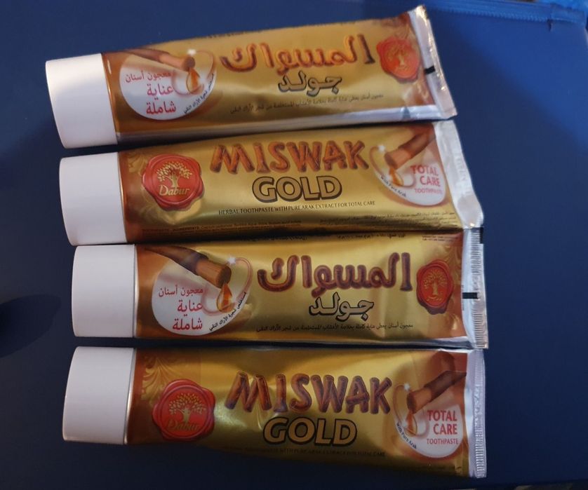 Pasta do zębów miswak Gold bez fluoru