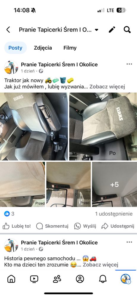 Pranie tapicerki i dywanów