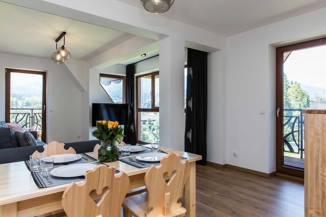 Zakopane - apartamenty dla 2-6 os 50 m od wyciągu, 1500 m od Krupówek