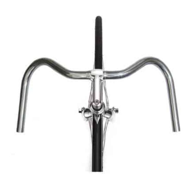 Guiador francês / siviglia/single speed cromado bicicleta
