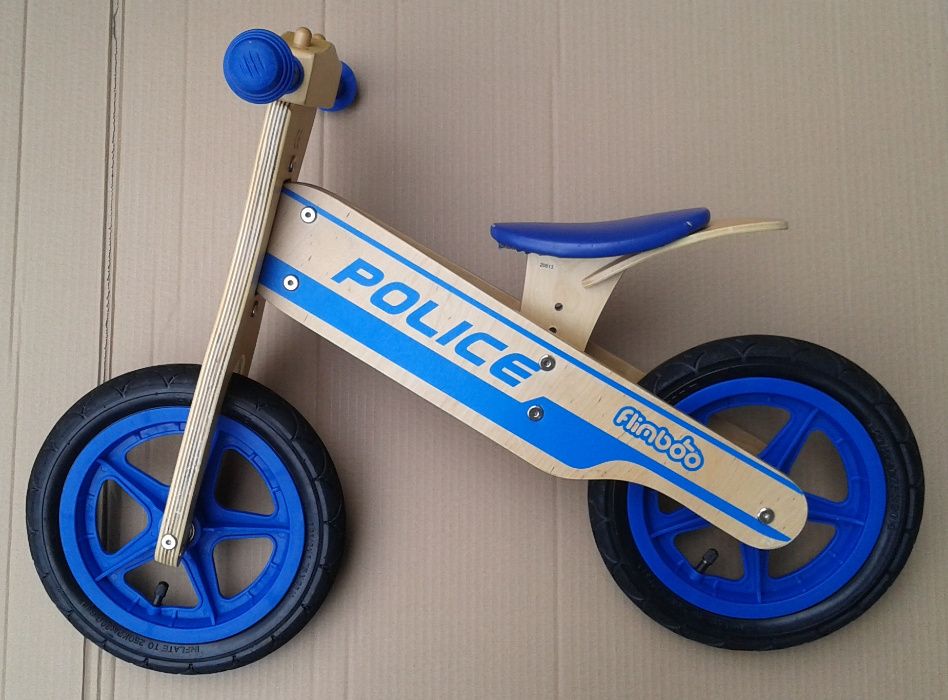 Rowerek Biegowy Drewniany FLIMBOO POLICE