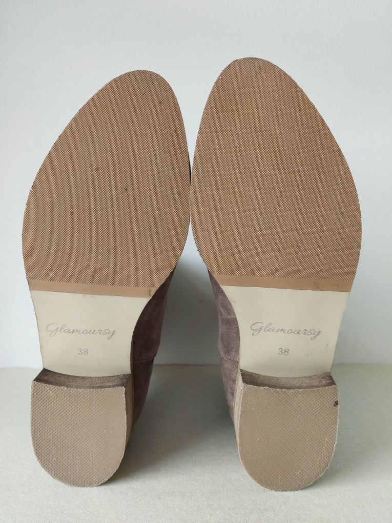 botki damskie, rozmiar 38, firmy Glamoursy