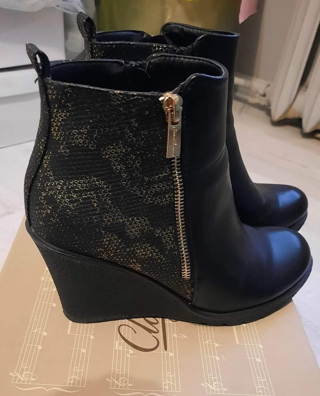 Buty botki zimowe Clara Barson rozmiar 37