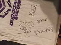 Koszulka z autografem Isamu i Nitro, z GG League