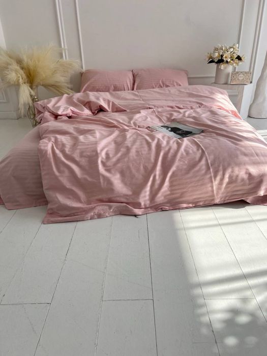 Комплект постільної білизни страйп-сатин