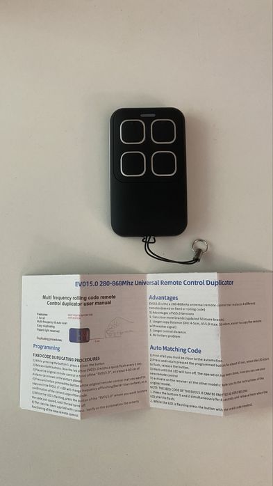 Comandos Garagem Multifrequência