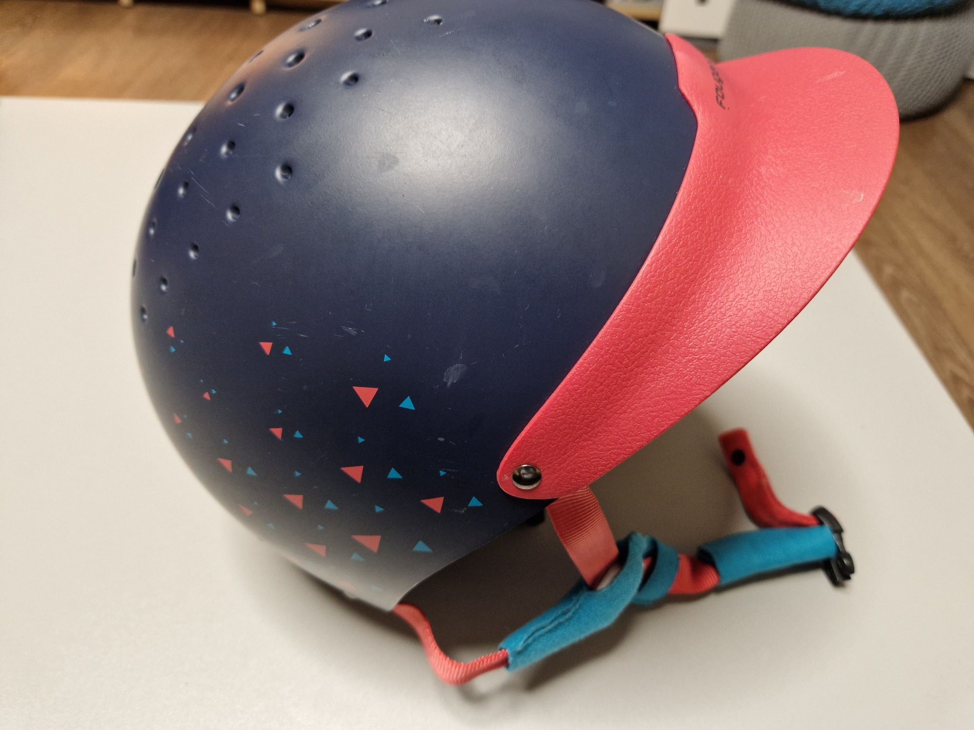 Kask jeździecki rozm. S 52-55 cm, Fouganza, toczek do jazdy konnej