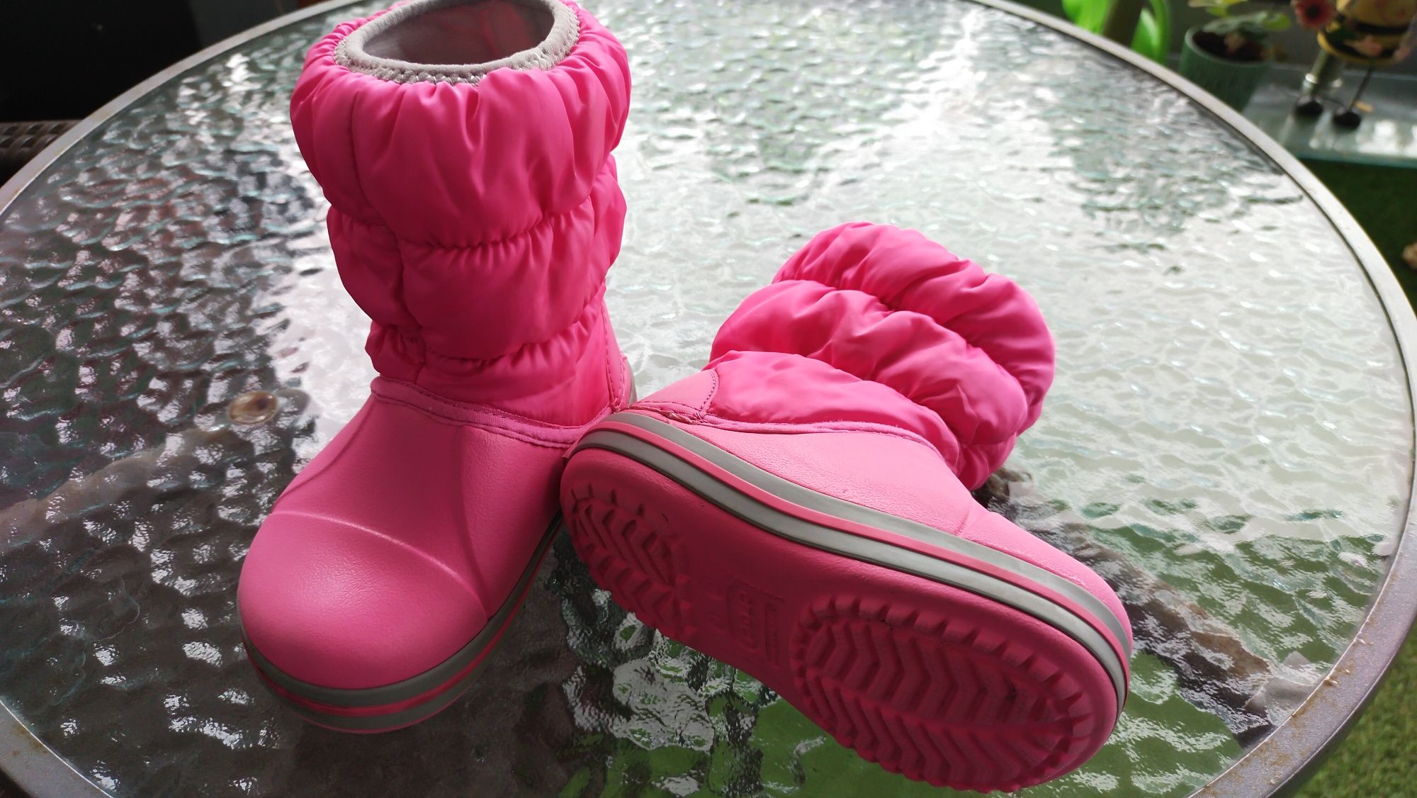 Kalosze kozaczki śniegowce dziewczęce CROCS 22/23