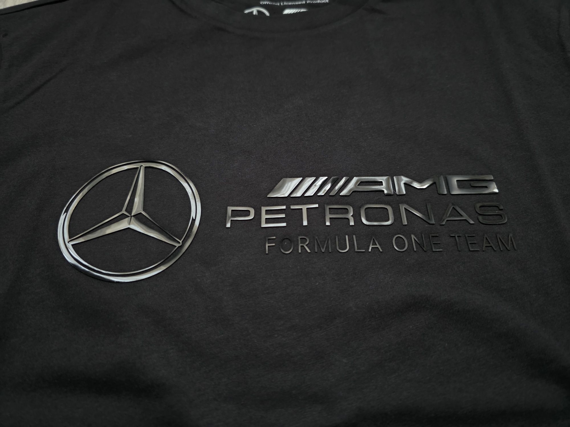Stealth logo, koszulka Mercedes AMG Petronas Formula One Team, F1, S