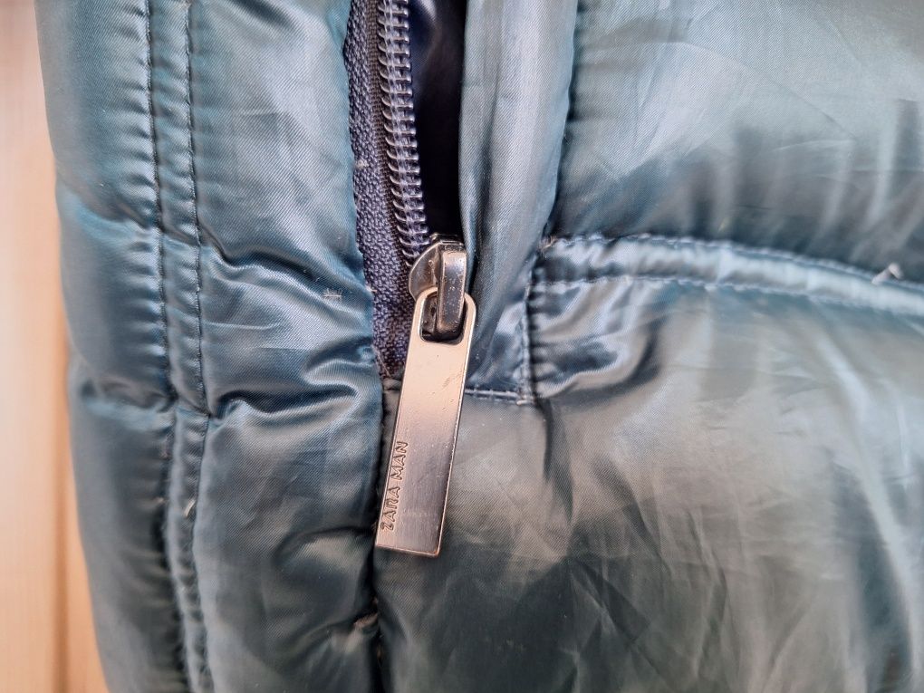 Zara man męska puchowa pierze puch L