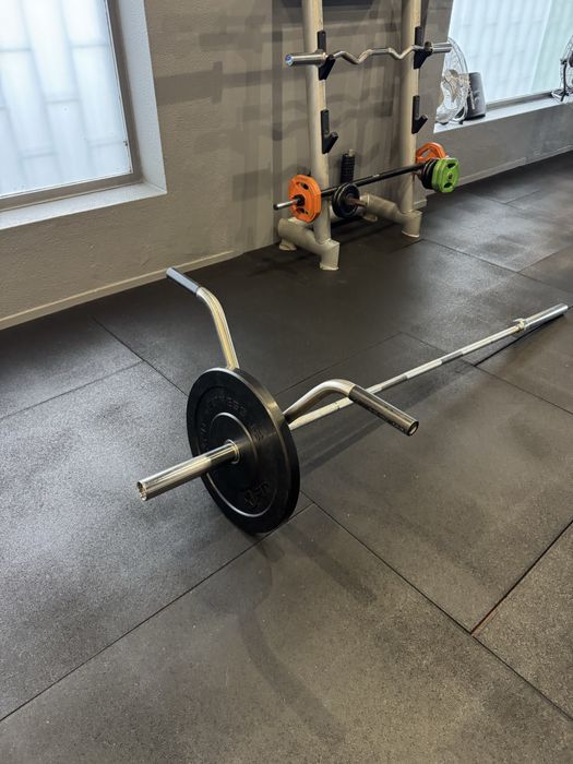 Barra remadas aberta