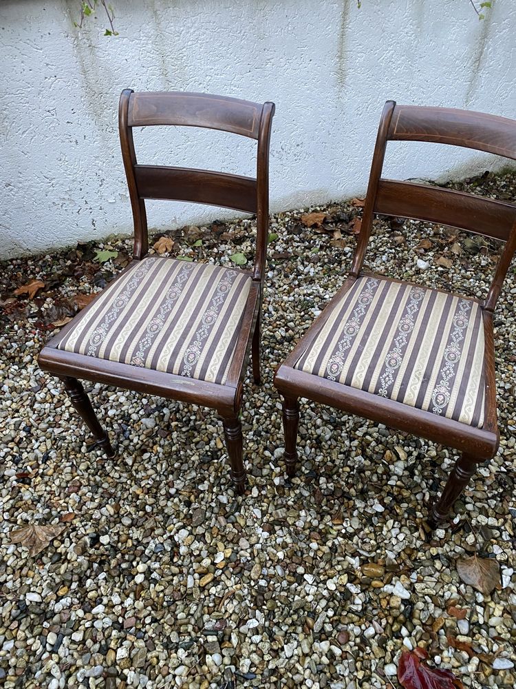 Dwa krzesła Biedermeier