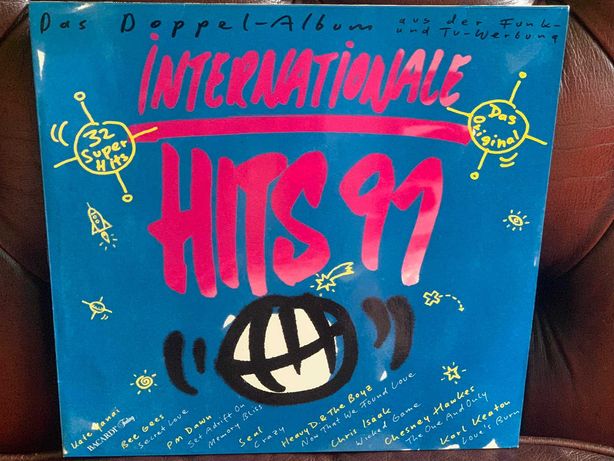 Internationale Hits 91 -Winyl- 2LP (OMD,Chris Isaak, Blue System) -EX!