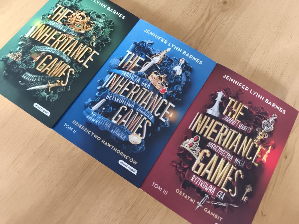 zestaw ksiazek the inheritance games