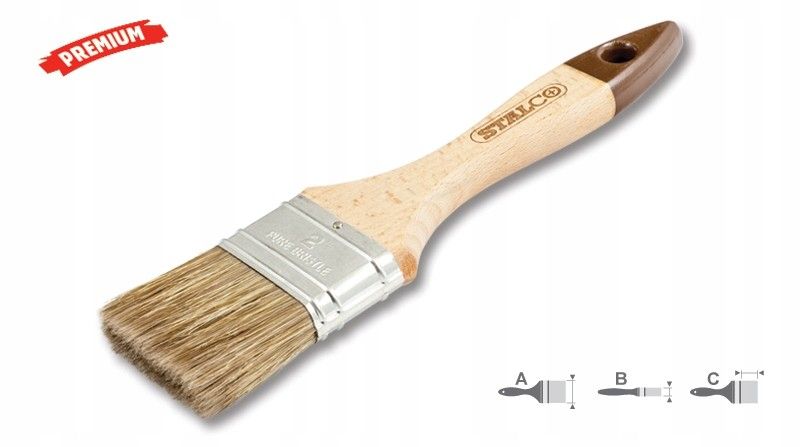 Stalco Pędzel ang. wood 1,5" 51mm S-38992