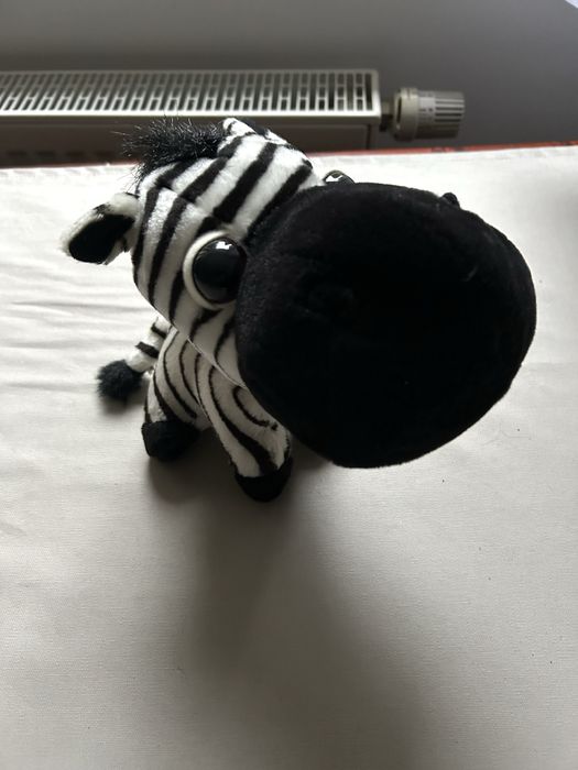 Pluszowa zebra Big Headz nowa maskotka z dużą głową mięciutka i urocza