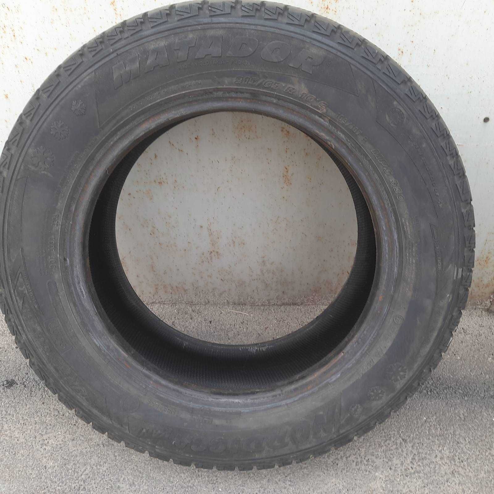 Зимняя резина, шина MATADOR NORDICCA 215 / 65 R 16 C , в наличии 1 шт.