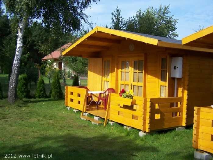 Drewniany domek letniskowy Ania 20 + 7 m2- ROD, ośrodek wypoczynkowy
