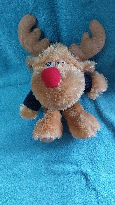 Renifer Rudolf czerwononosy 20cm