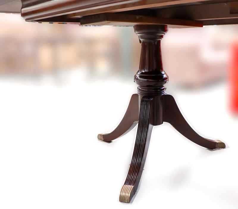 MESA DE JANTAR INGLESA - Vintage sala de jantar em madeira de mogno