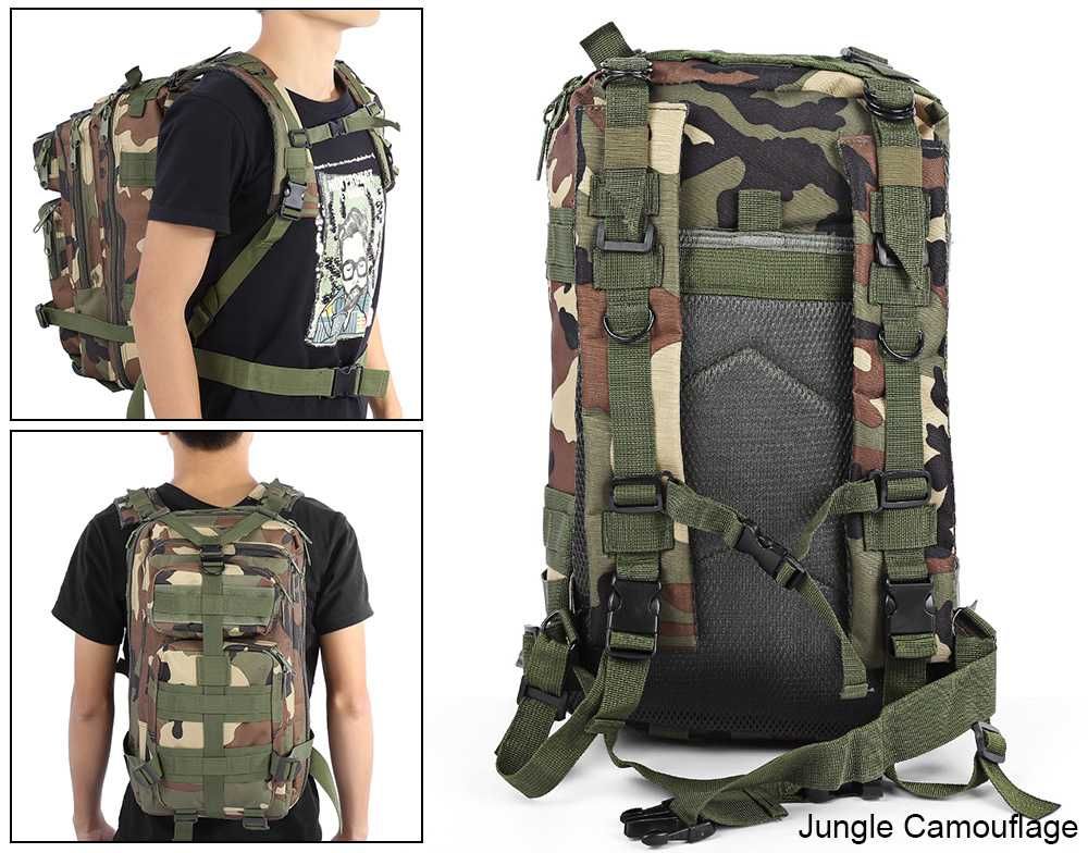 Mochila Militar 30l - Tactical Backpack - Verde Camuflado -ARTIGO NOVO