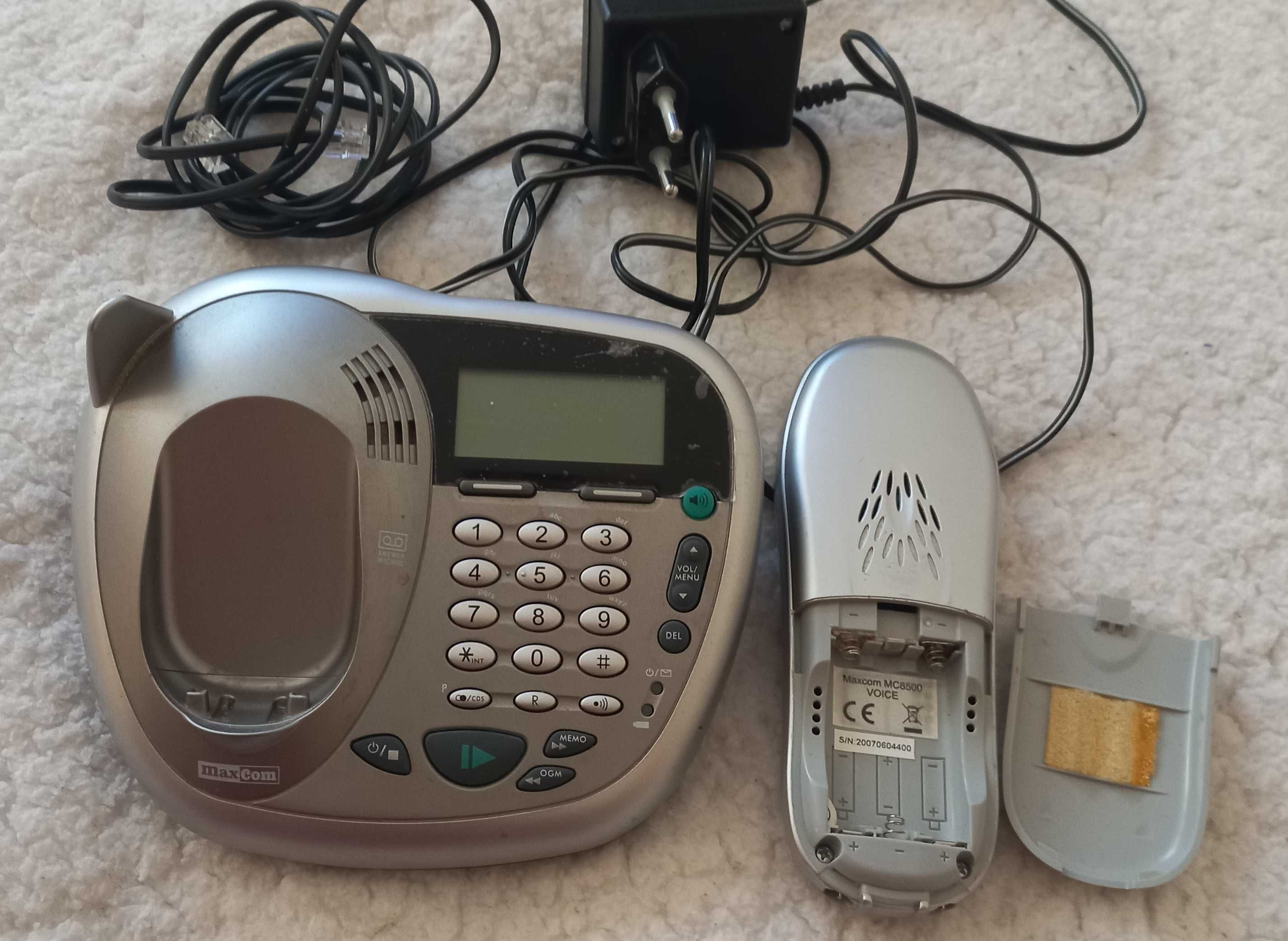 Telefon MaxCom bezprzewodowy MC8500VOICE