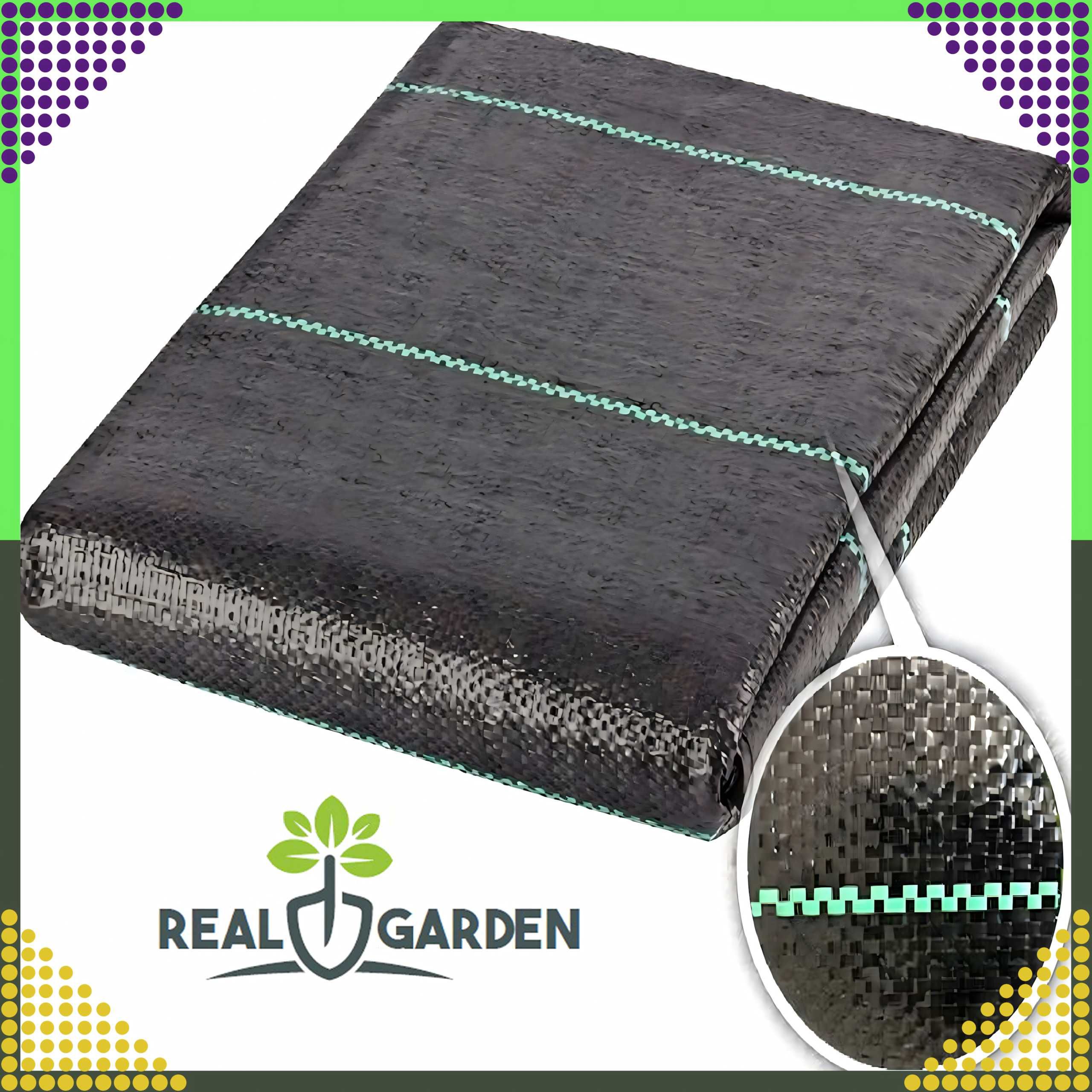 Agrowłóknina ogrodowa czarna 140 g/m² – 1,6 x 50 m – UV, antychwastowa