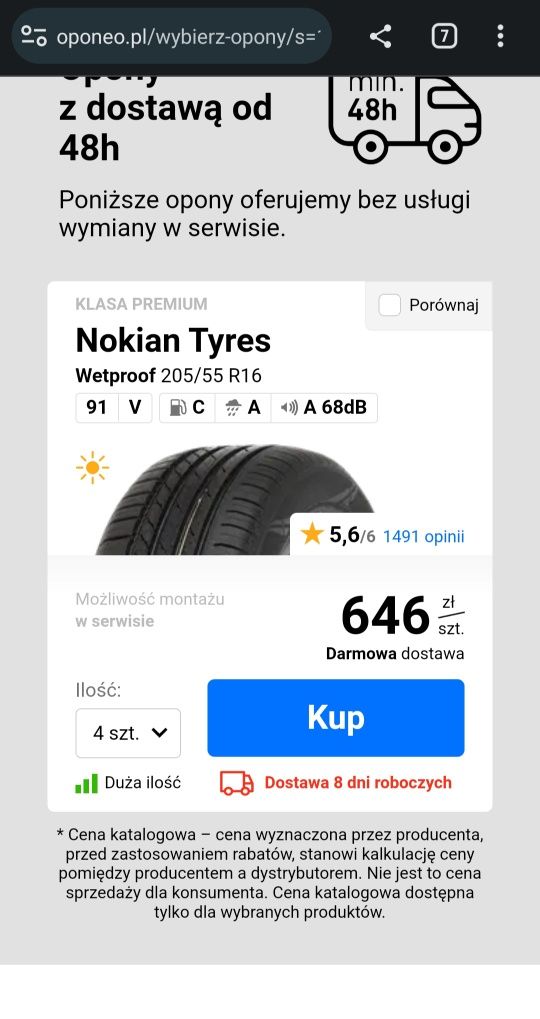 Opony Nokian Tyres 205/55R16