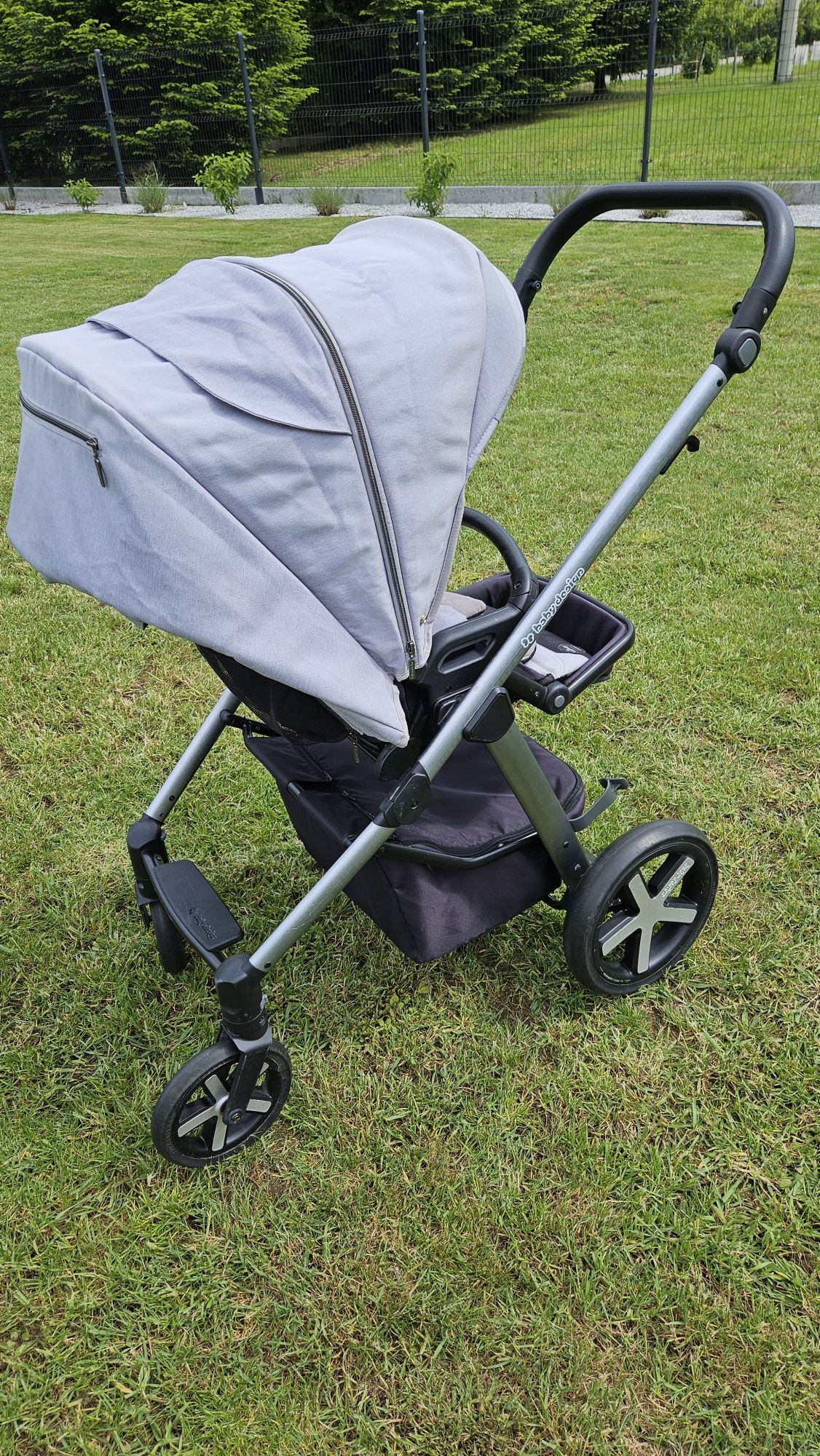 Wózek 2w1 babydesign husky szary
