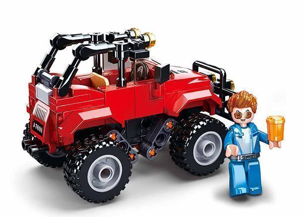 KLOCKI sluban town city scene samochód terenowy 135 el. KOMP. Z LEGO