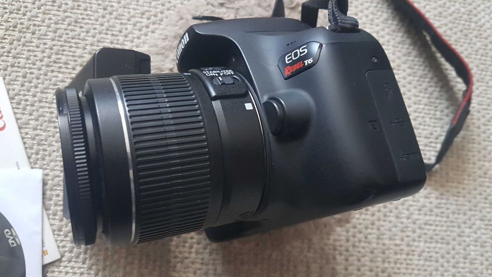 CANON EOS 1300D Rebel T6+ Obiektyw Canon EFS 18-55mm