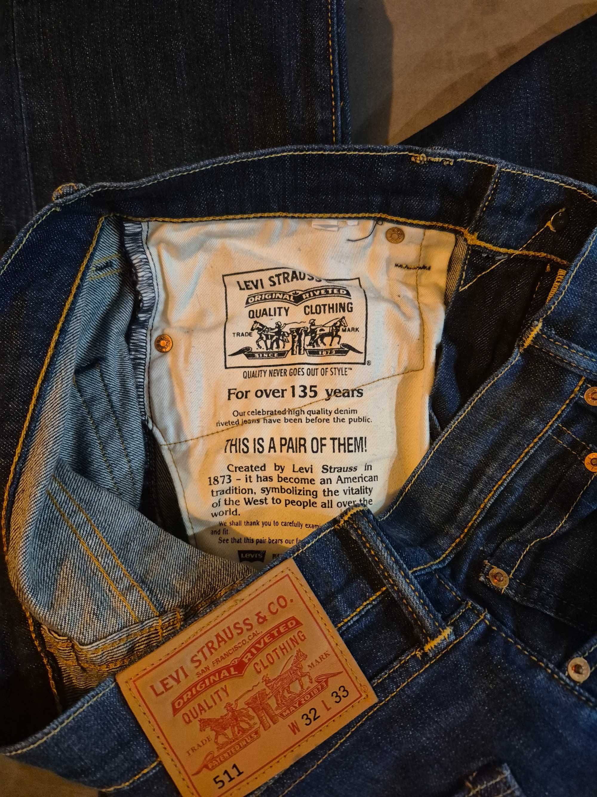Spodnie męskie jeansy" Levi's" W32 L33