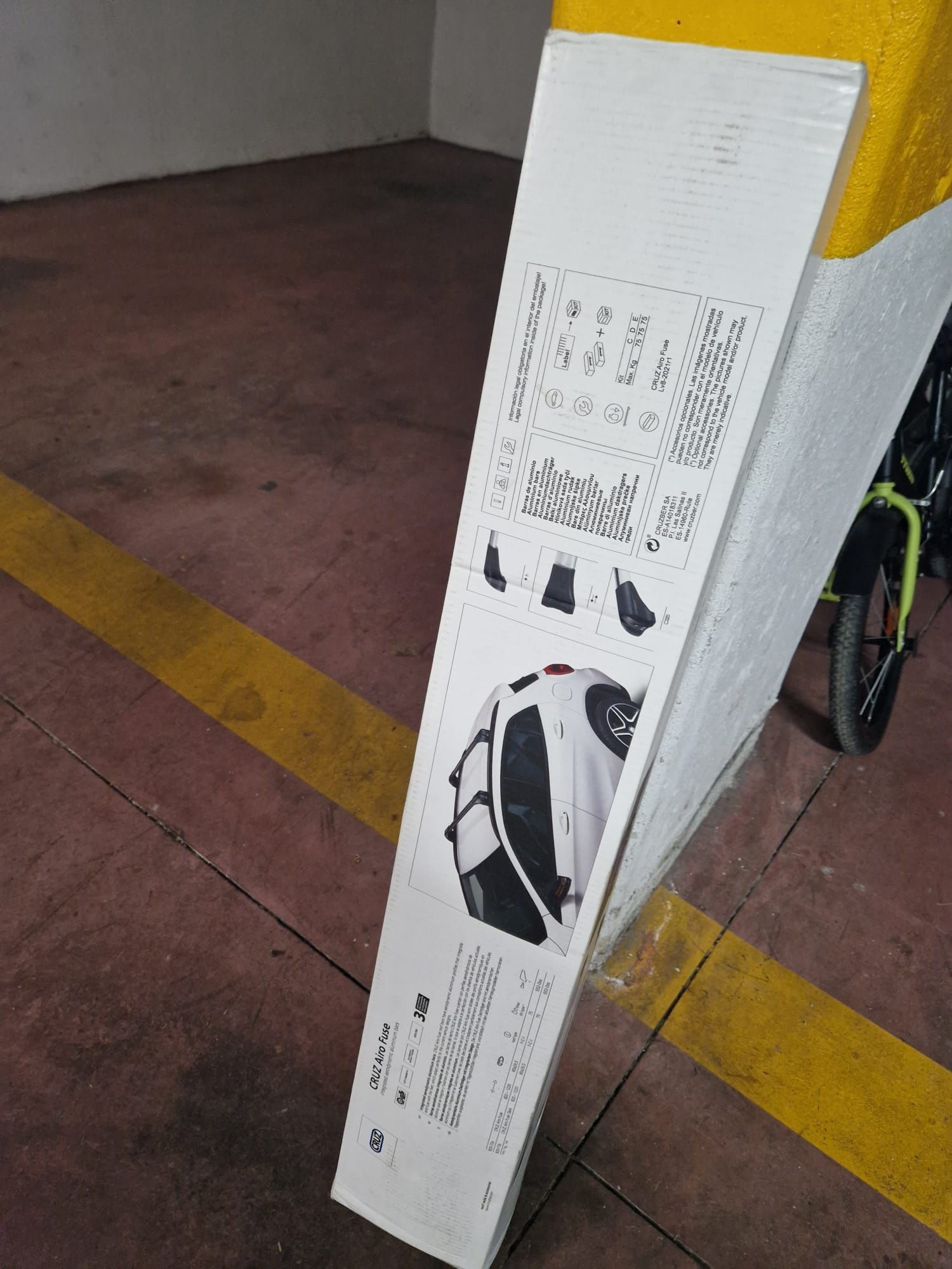 Barras tejadilho carro. Preço original 220€
