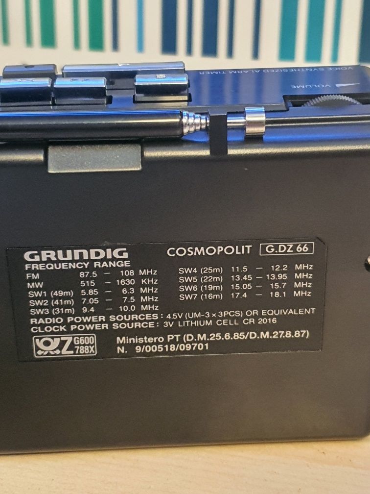 Radio Grundig COSMOPOLIT World Reciver nowe unikat