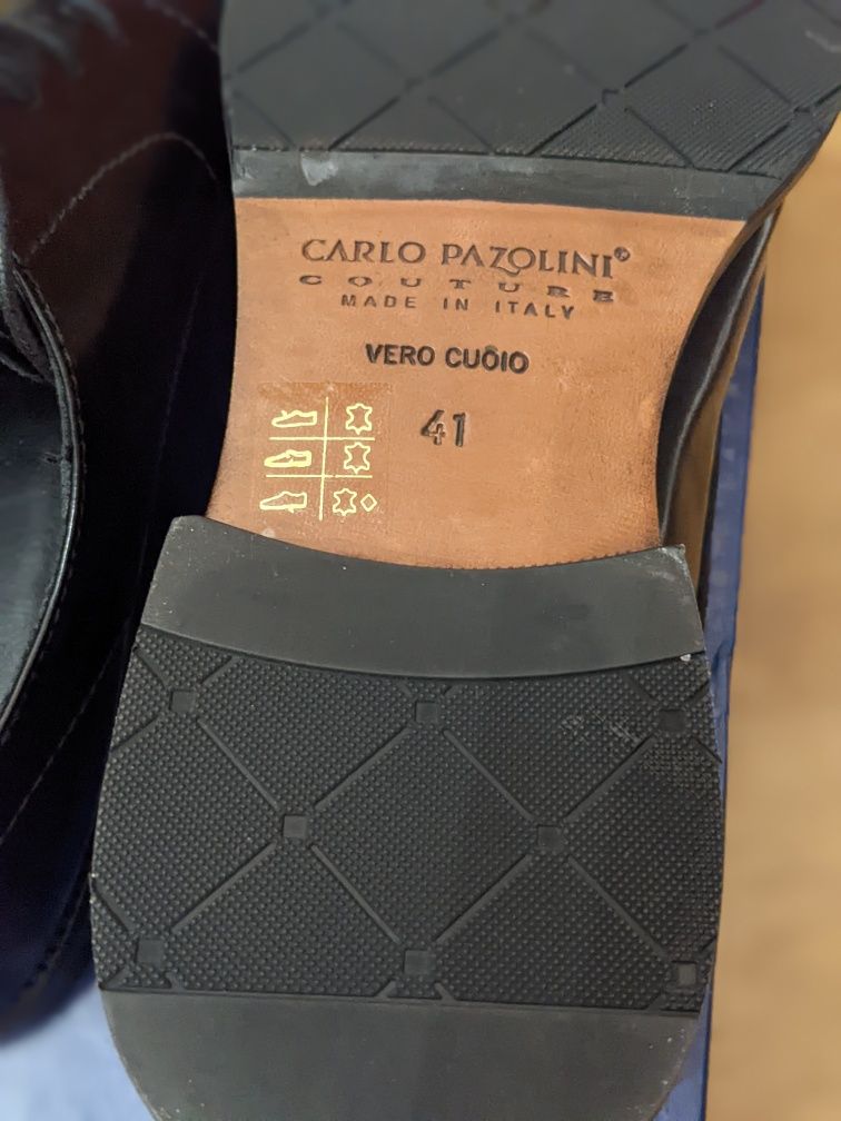 Шкіряні туфлі Carlo Pazolini couture